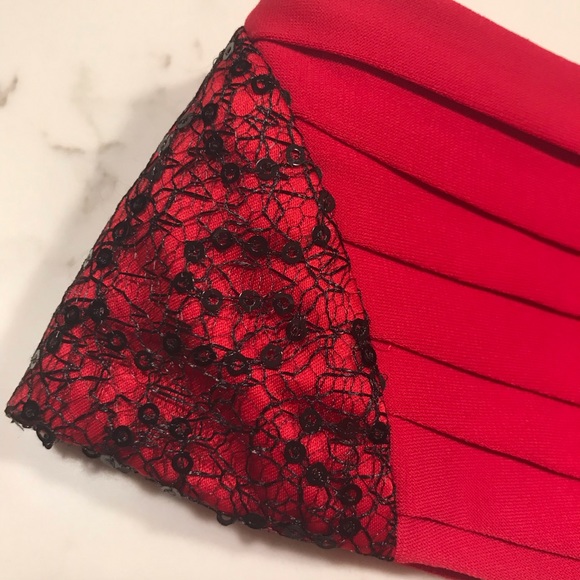 Max and Cleo Crimson Red Dress - Picture 3 of 8